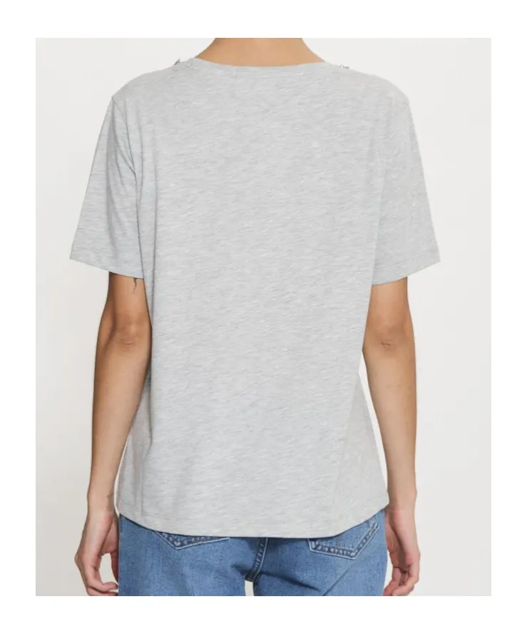 Crystal-Embellished Crew-Neck T-Shirt