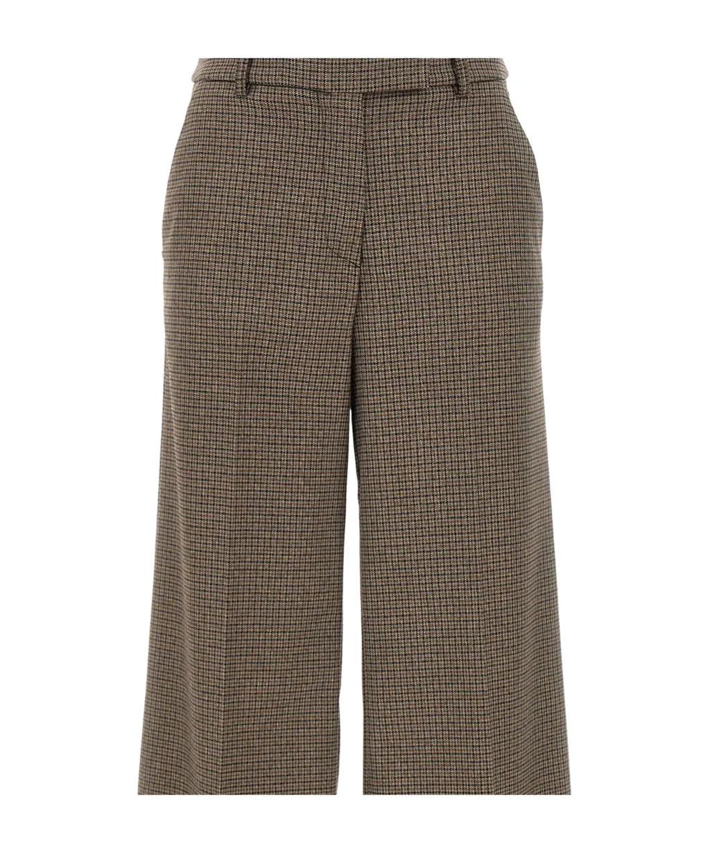 Check-Pattern Trousers