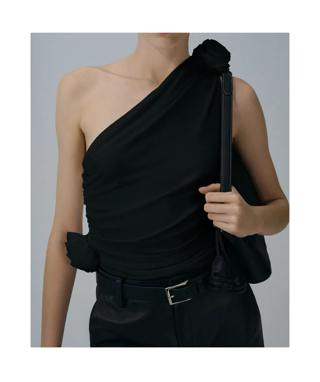 Magda Butrym One Shoulder T-Shirt