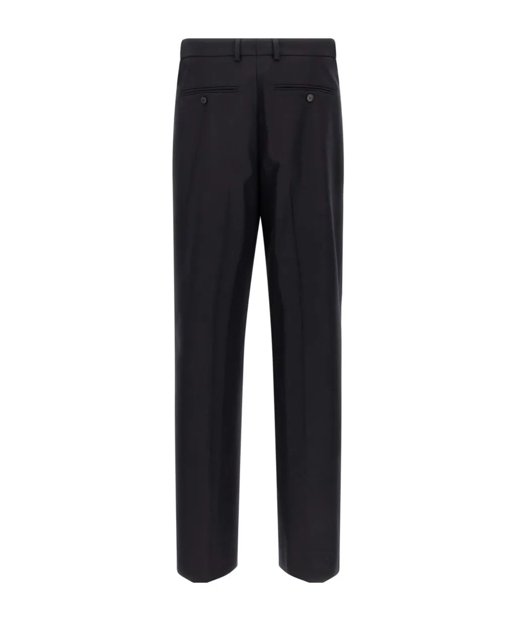 Straight Wool Pants
