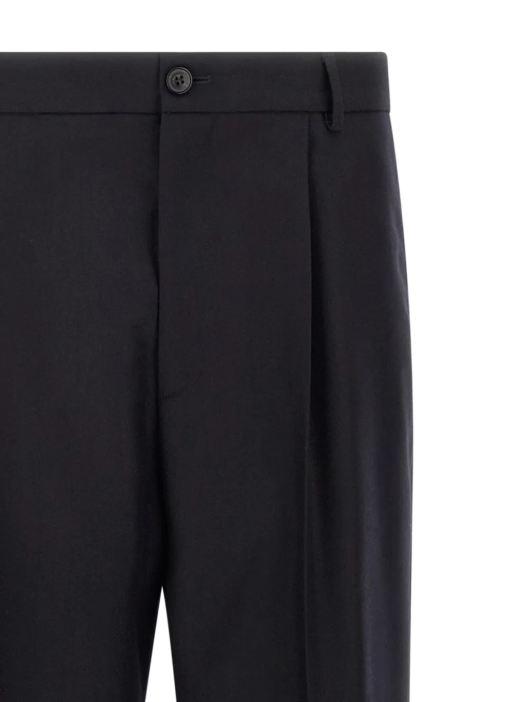 Straight Wool Pants