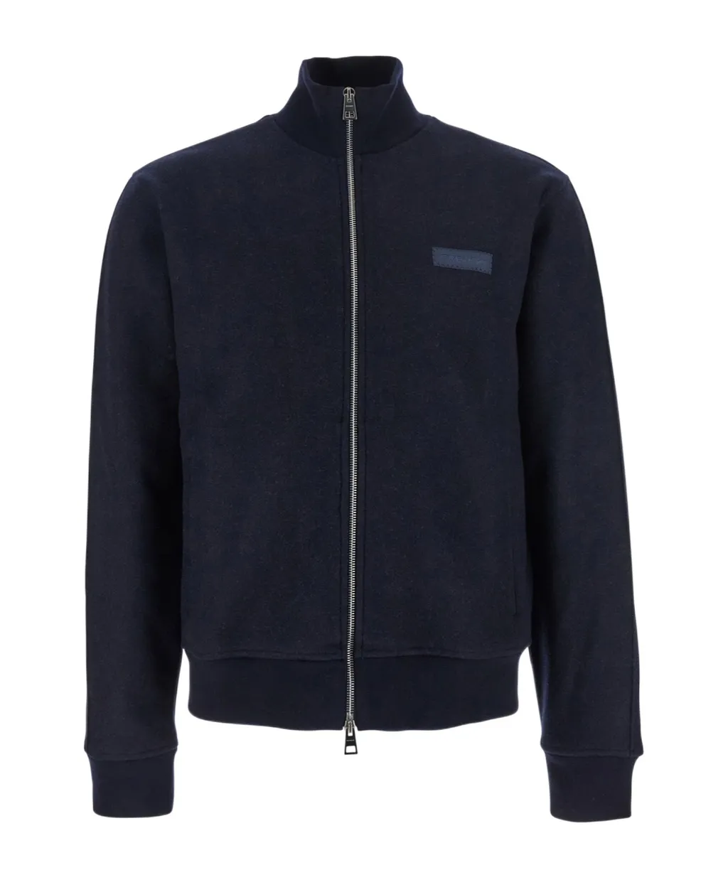 Givenchy Logo Patch High-Neck Jacket