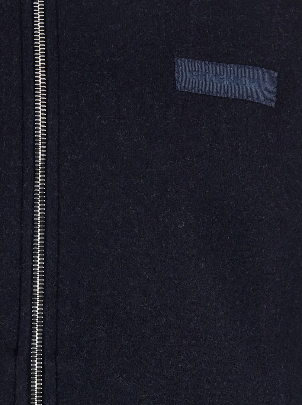 Givenchy Logo Patch High-Neck Jacket