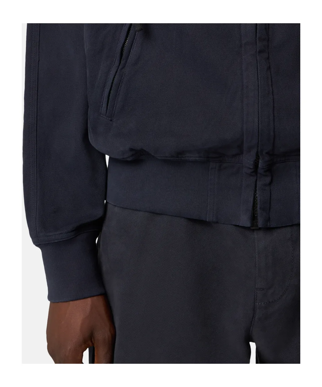 Oversized-Fit Track Jacket With Zip Pockets