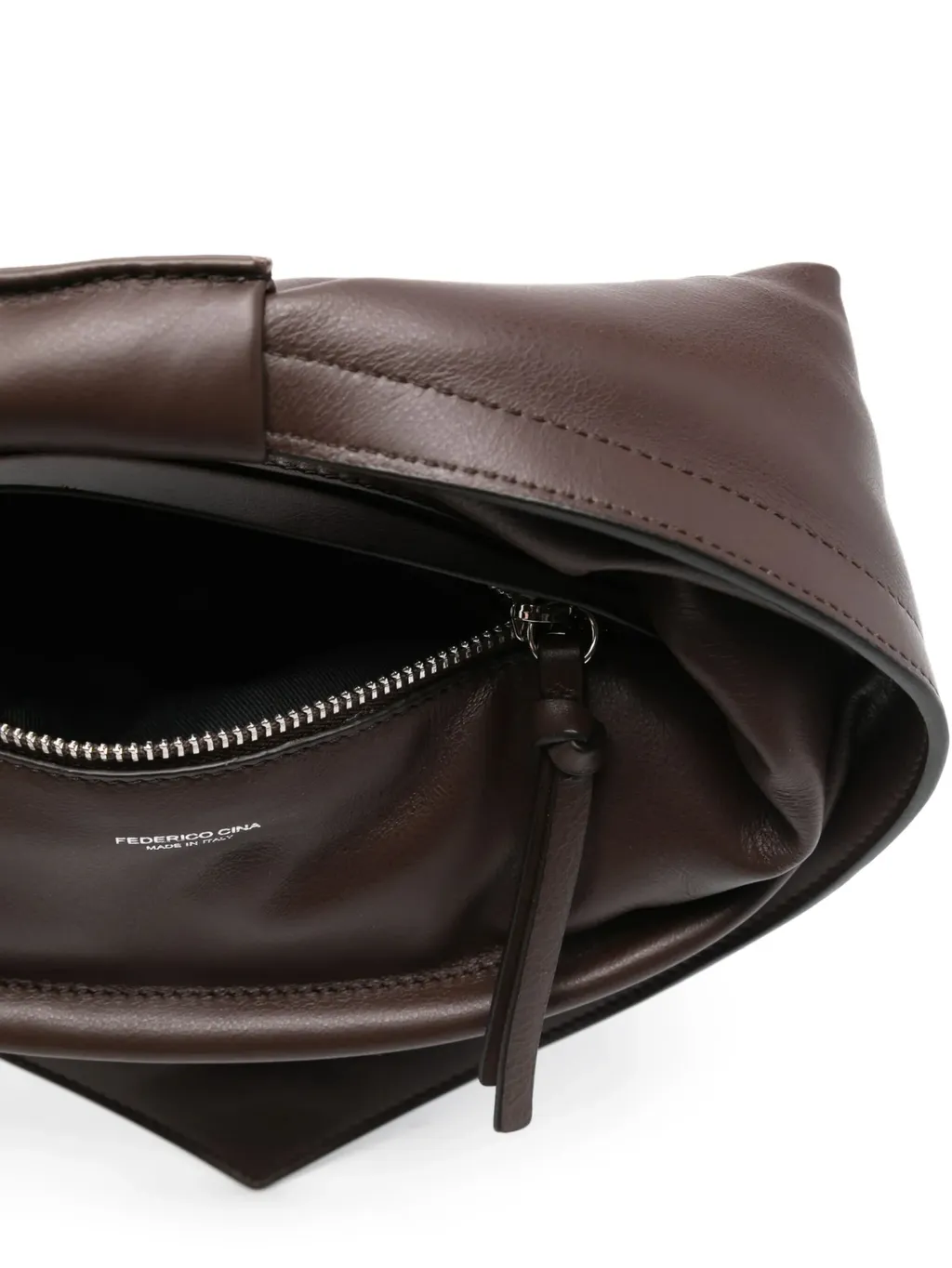 Logo Embossed Shoulder Bag