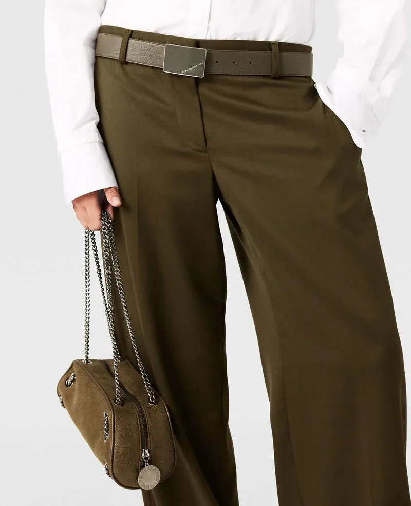 Stella Mccartney Pleat Straight-Leg Pants