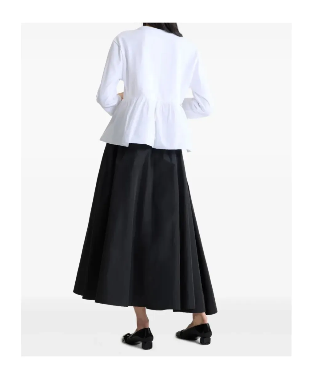Ruffle-Hem T-Shirt