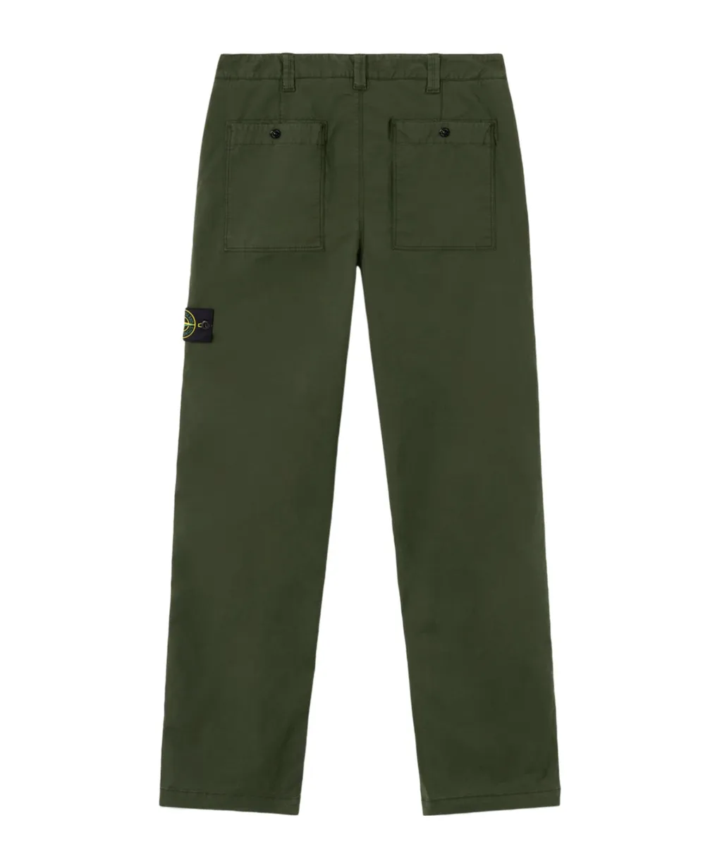Stone Island Logo Patch Cargo Pants
