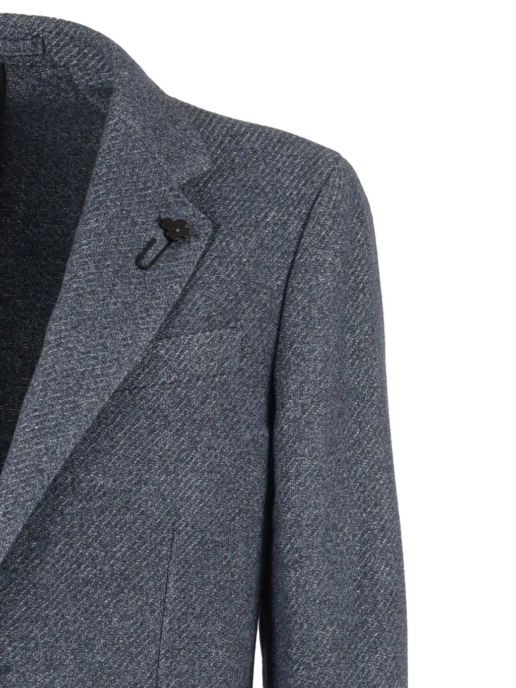 Lardini Single-Breasted V-Neck Jacket