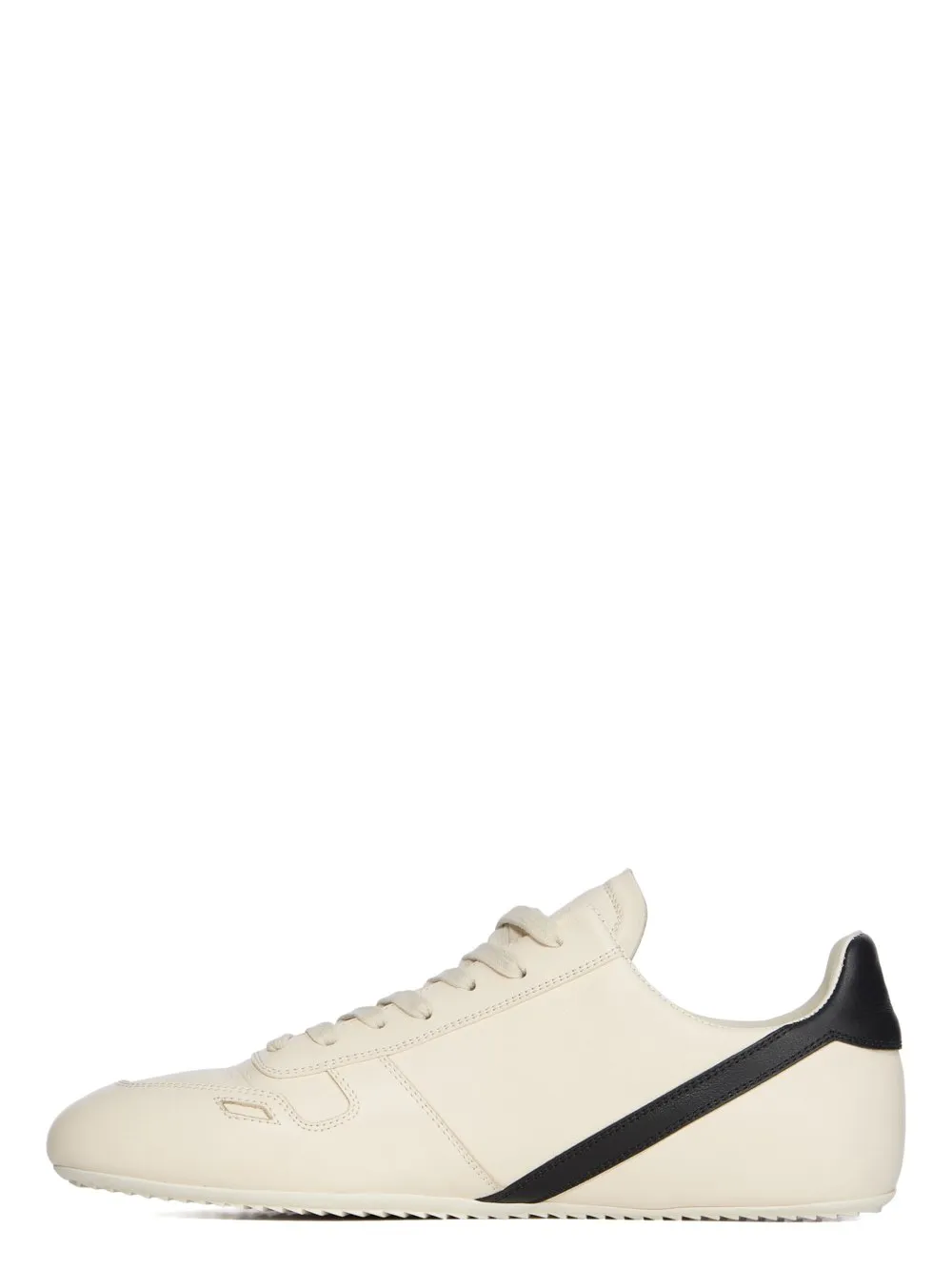 Minimal Sneak Leather Panel Sneakers