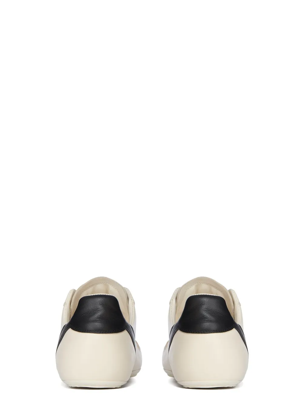 Minimal Sneak Leather Panel Sneakers