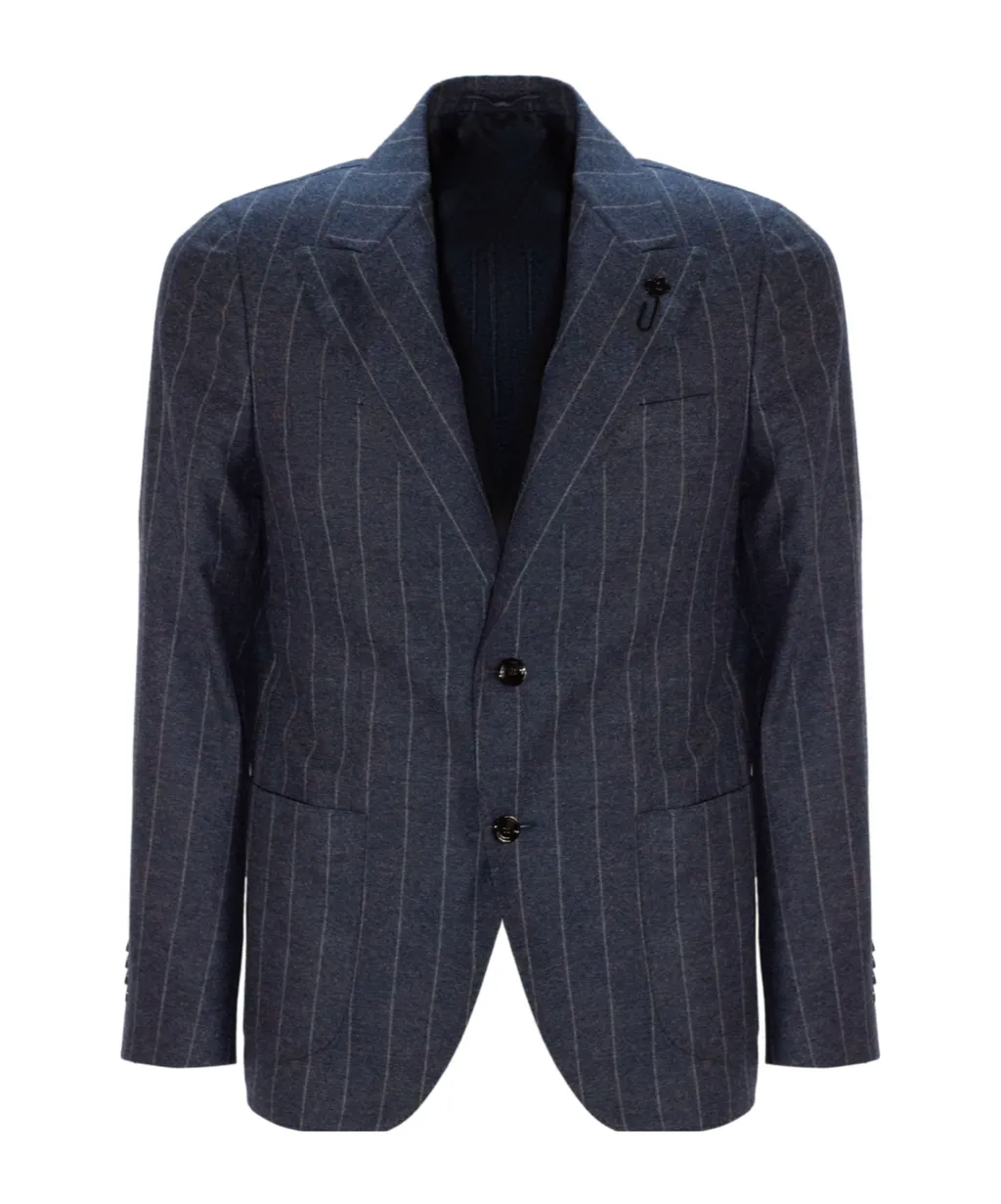 Single Breasted Striped Blazer