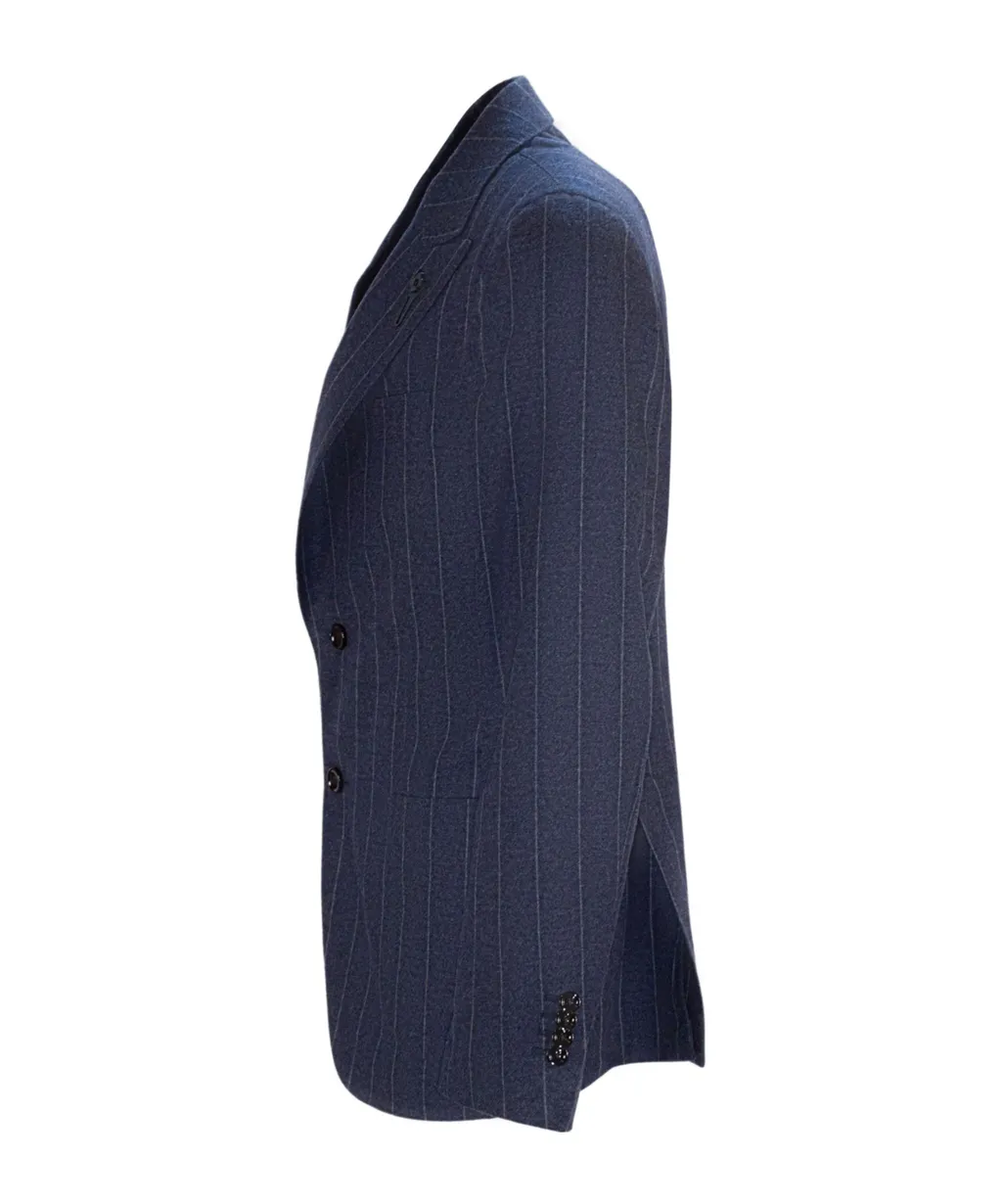 Single Breasted Striped Blazer