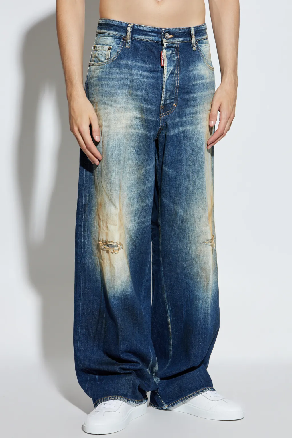 Dsquared2 Loose Fit Distressed Jeans