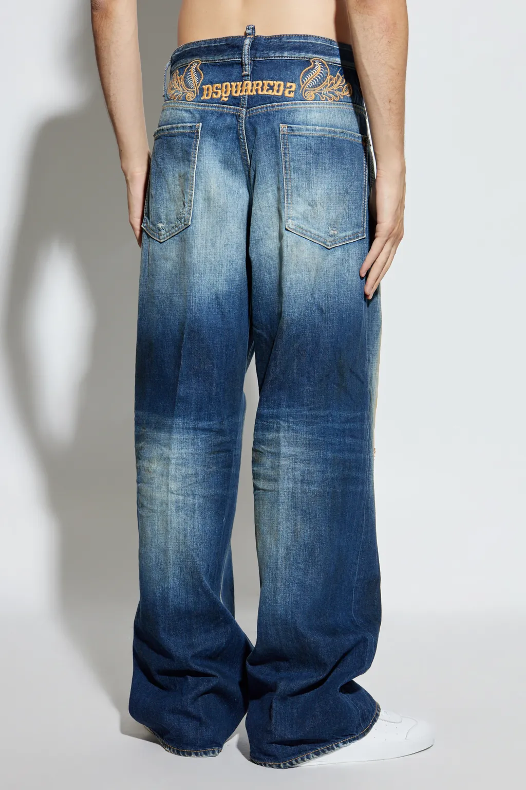 Dsquared2 Loose Fit Distressed Jeans