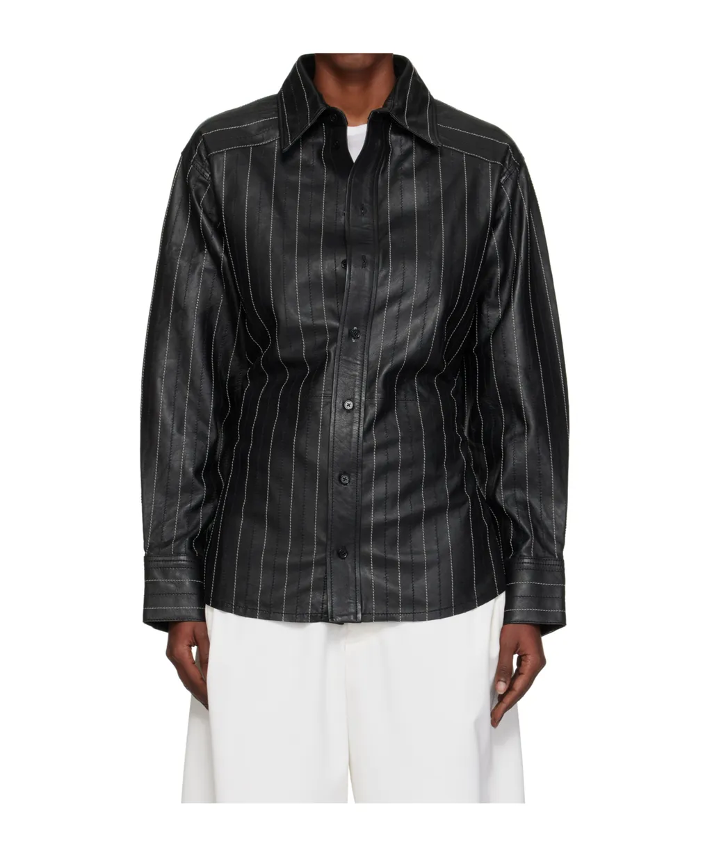 Striped-Pattern Shirt