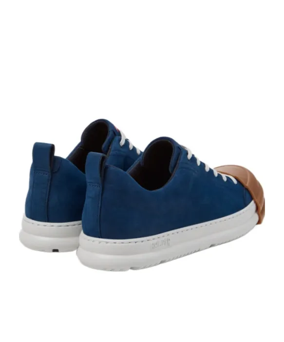 Junction Runner Blue Nubuck Sneakers For Men.