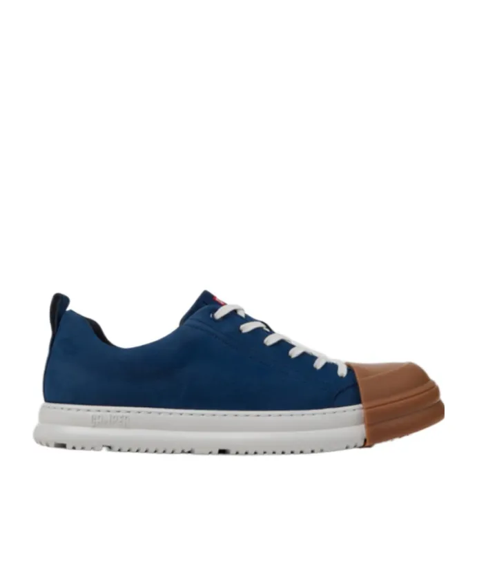 Junction Runner Blue Nubuck Sneakers For Men.