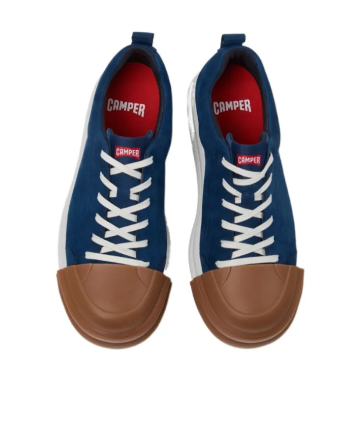 Junction Runner Blue Nubuck Sneakers For Men.
