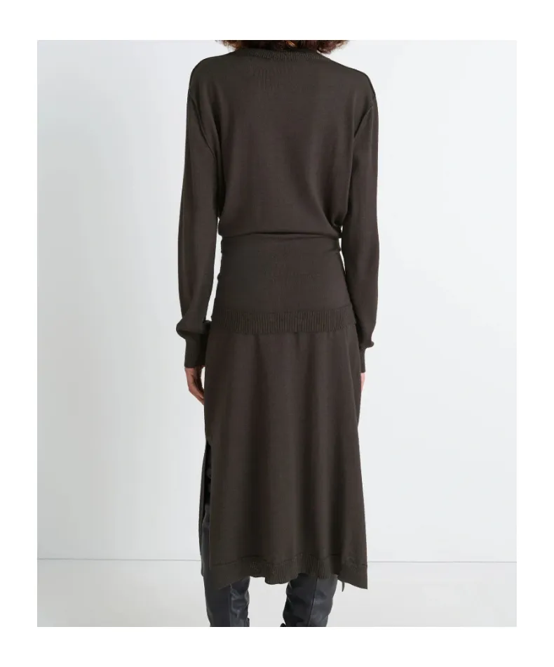 Lemaire Turtleneck Long Sleeved Midi Dress