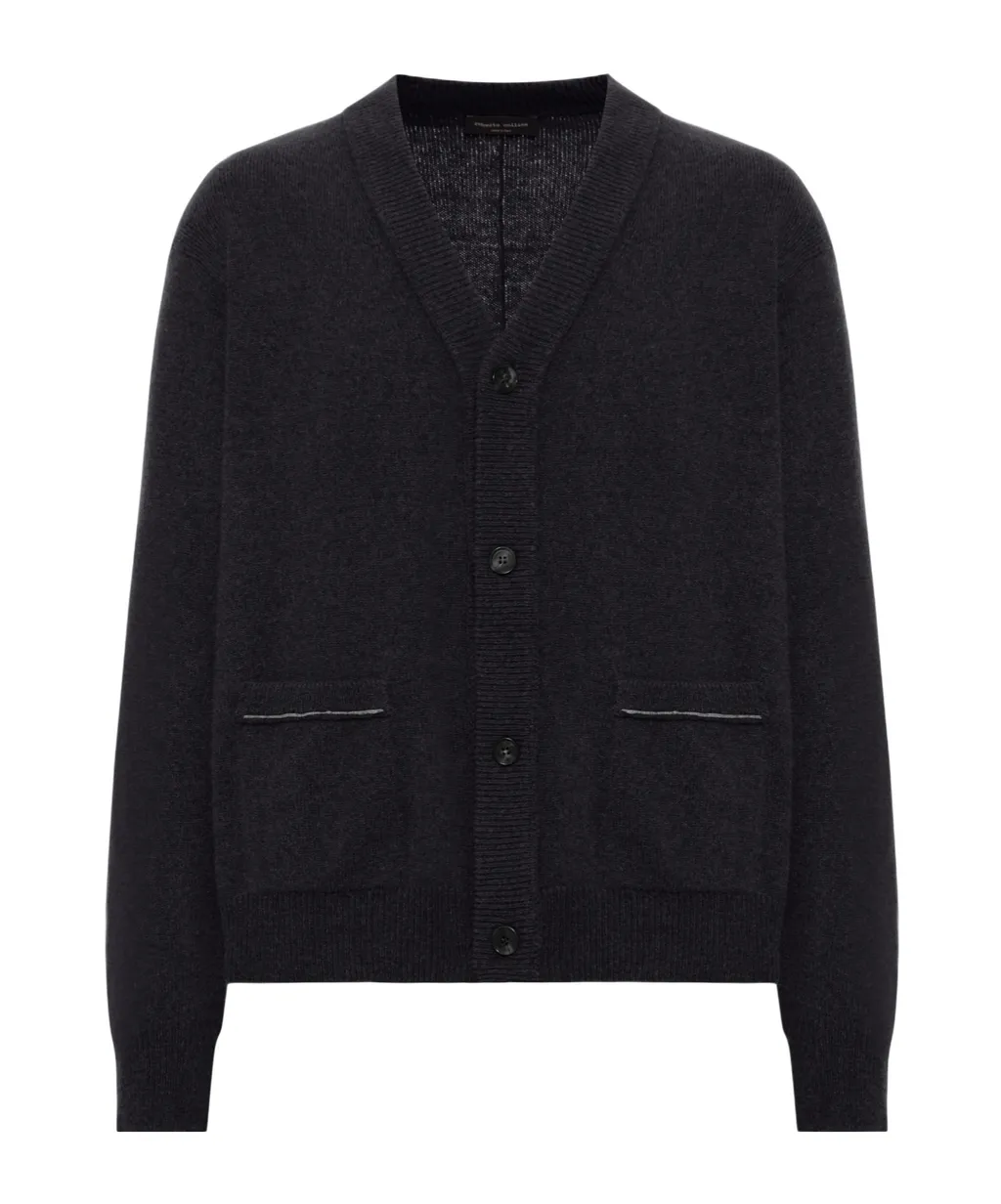 Wool V-Neck Cardigan