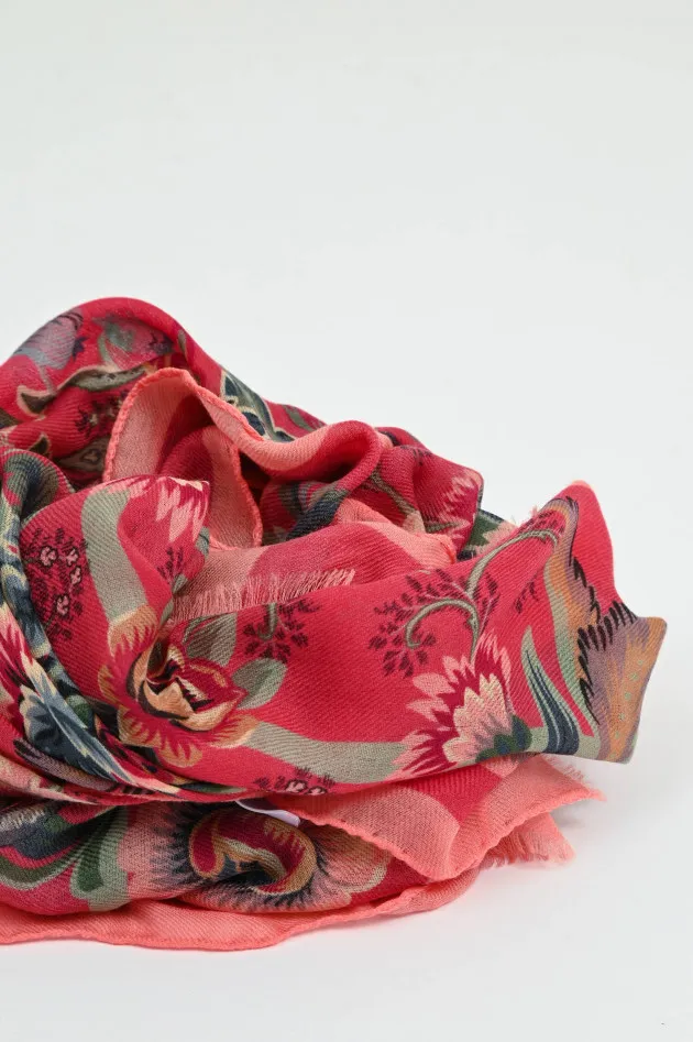 Etro Floral Paisley Printed Scarf