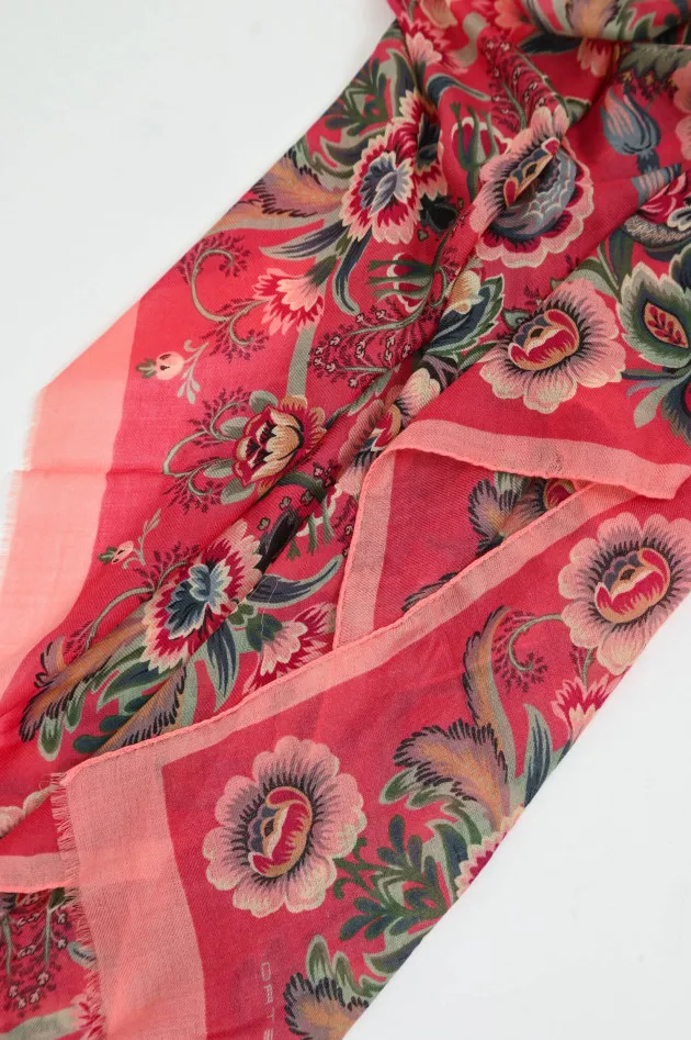 Etro Floral Paisley Printed Scarf