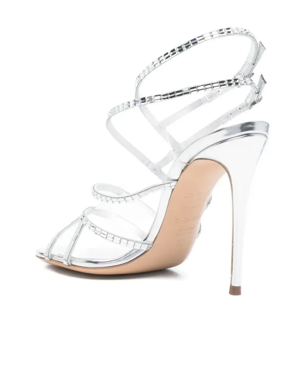 80Mm Starsway Cage Crystal-Embellished Stiletto Pumps