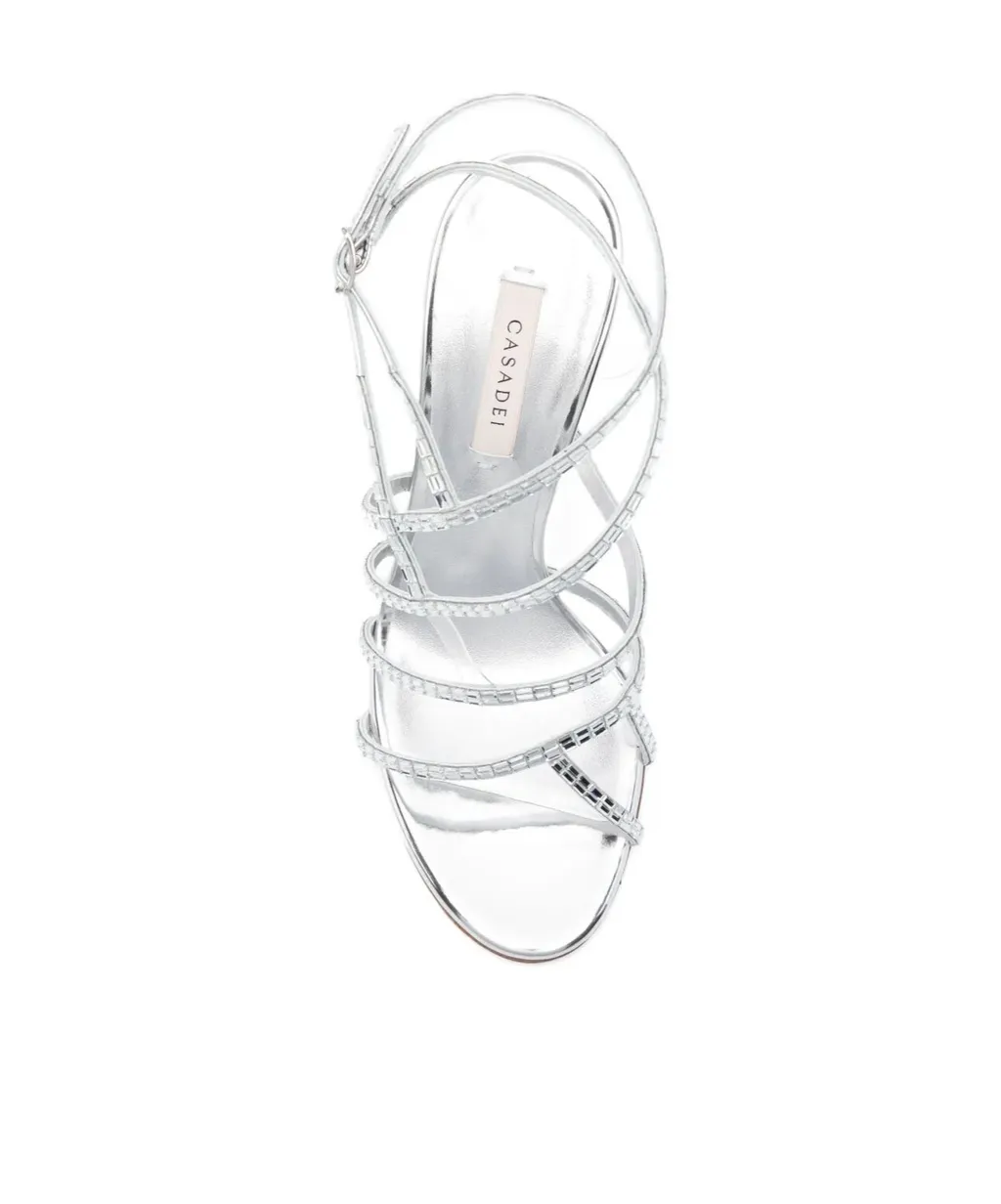80Mm Starsway Cage Crystal-Embellished Stiletto Pumps