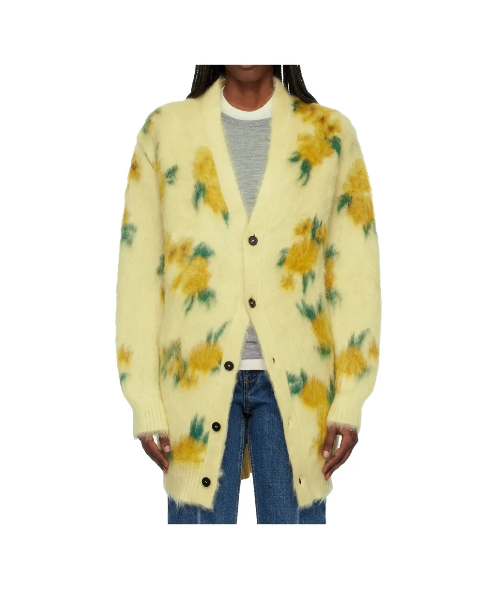 Floral V-Neck Cardigan