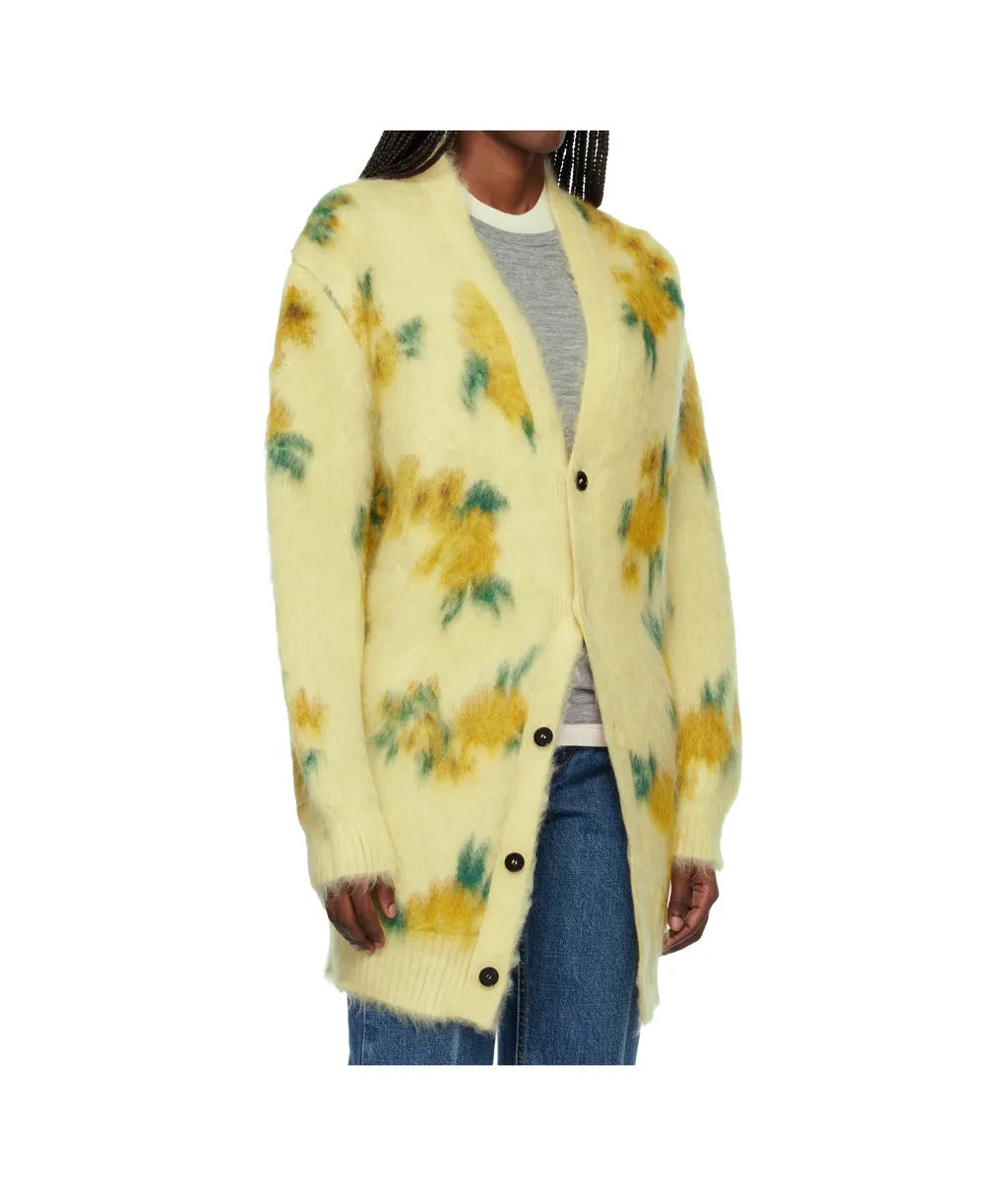 Floral V-Neck Cardigan