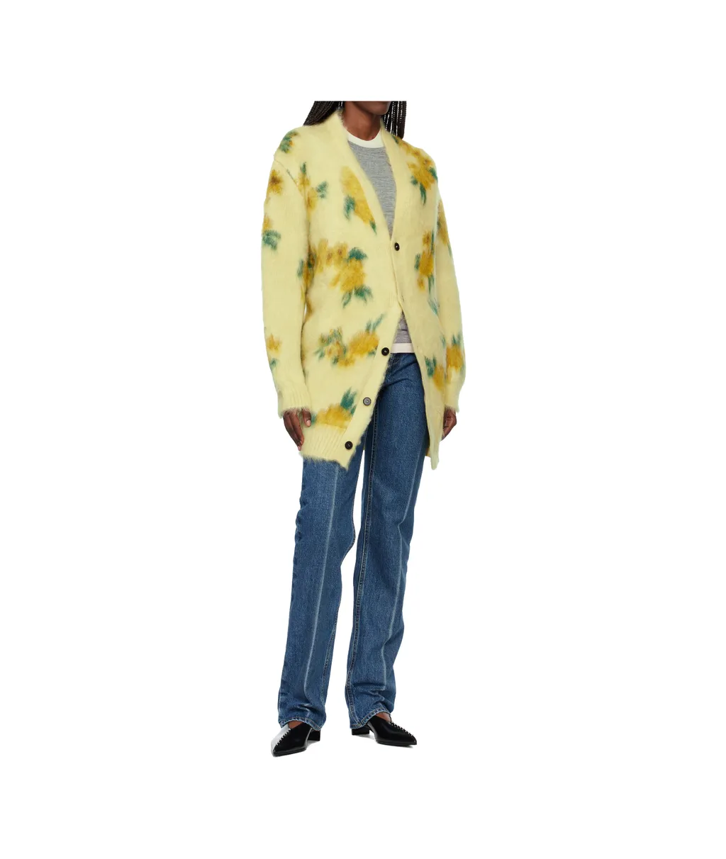 Floral V-Neck Cardigan