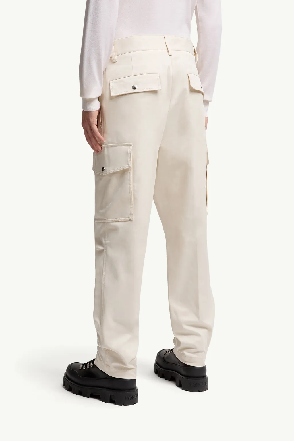 Cotton Gabardine Cargo Pants