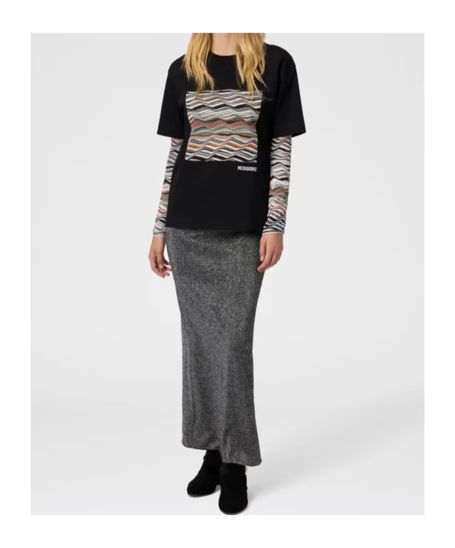 Missoni Wave Patterned Crewneck T-Shirt