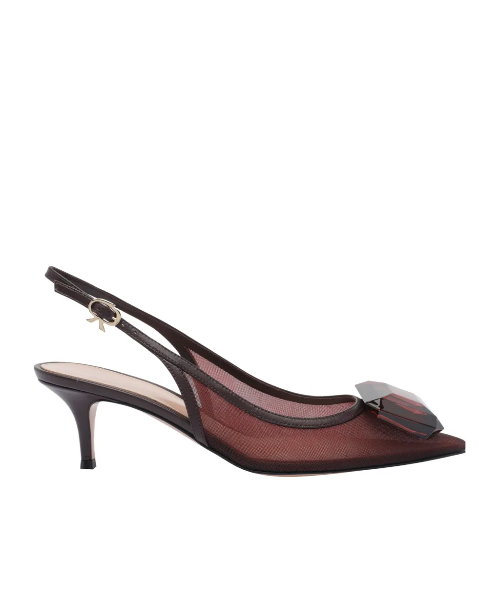 Pointed High-Heeled Sandals
