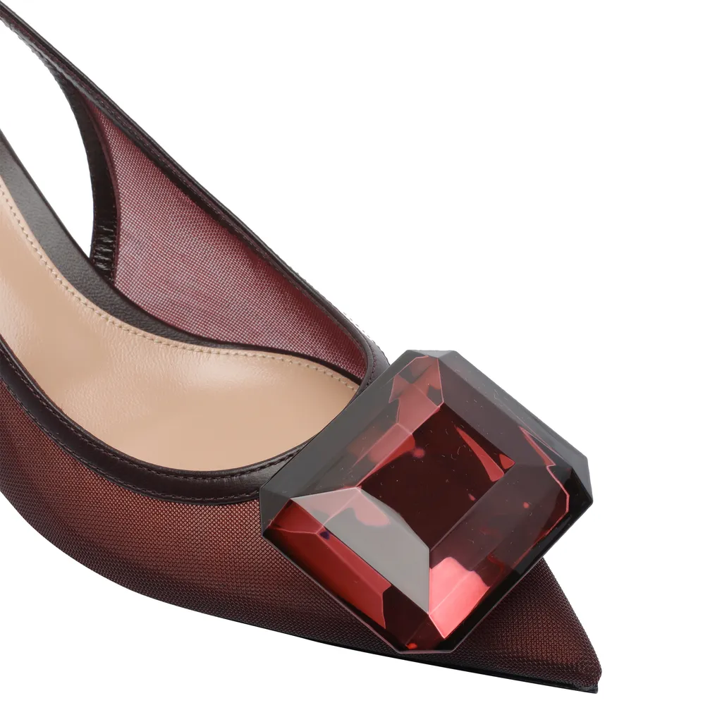 Pointed High-Heeled Sandals