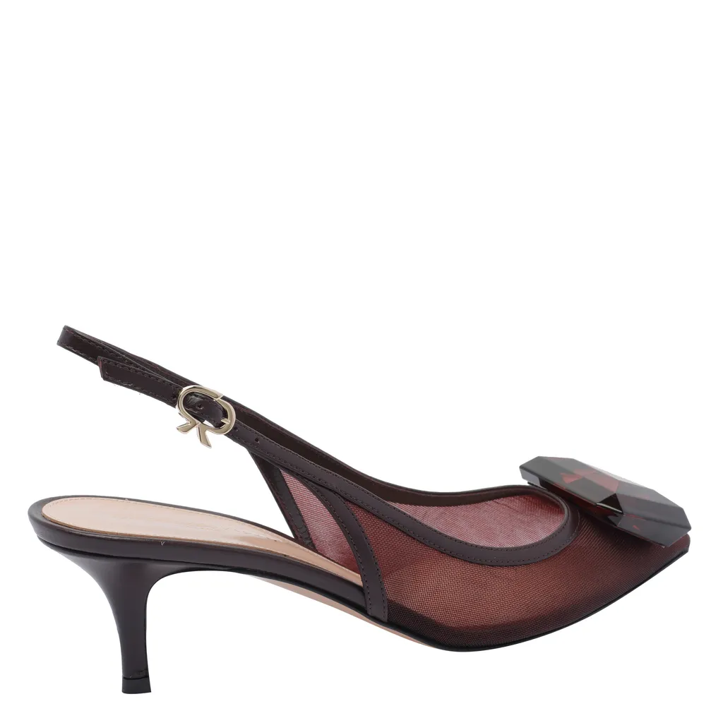 Pointed High-Heeled Sandals