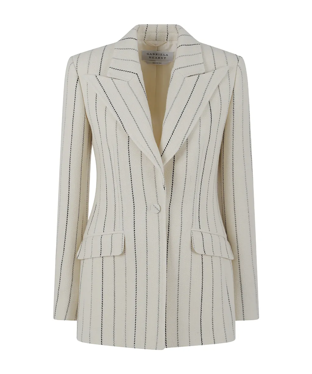 Gabriela Hearst Pinstriped Jacket