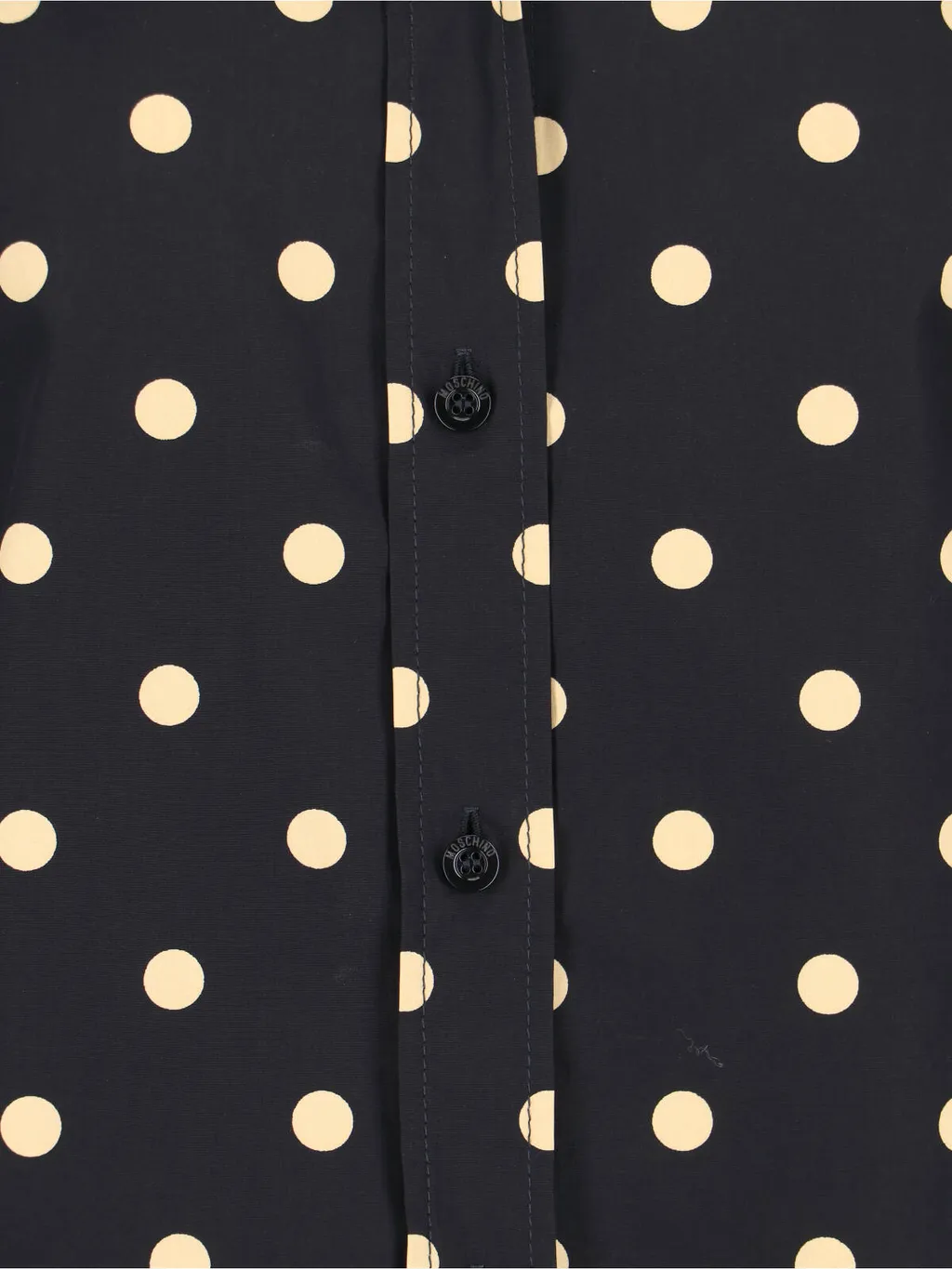 Moschino Dot Printed Buttoned Blouse