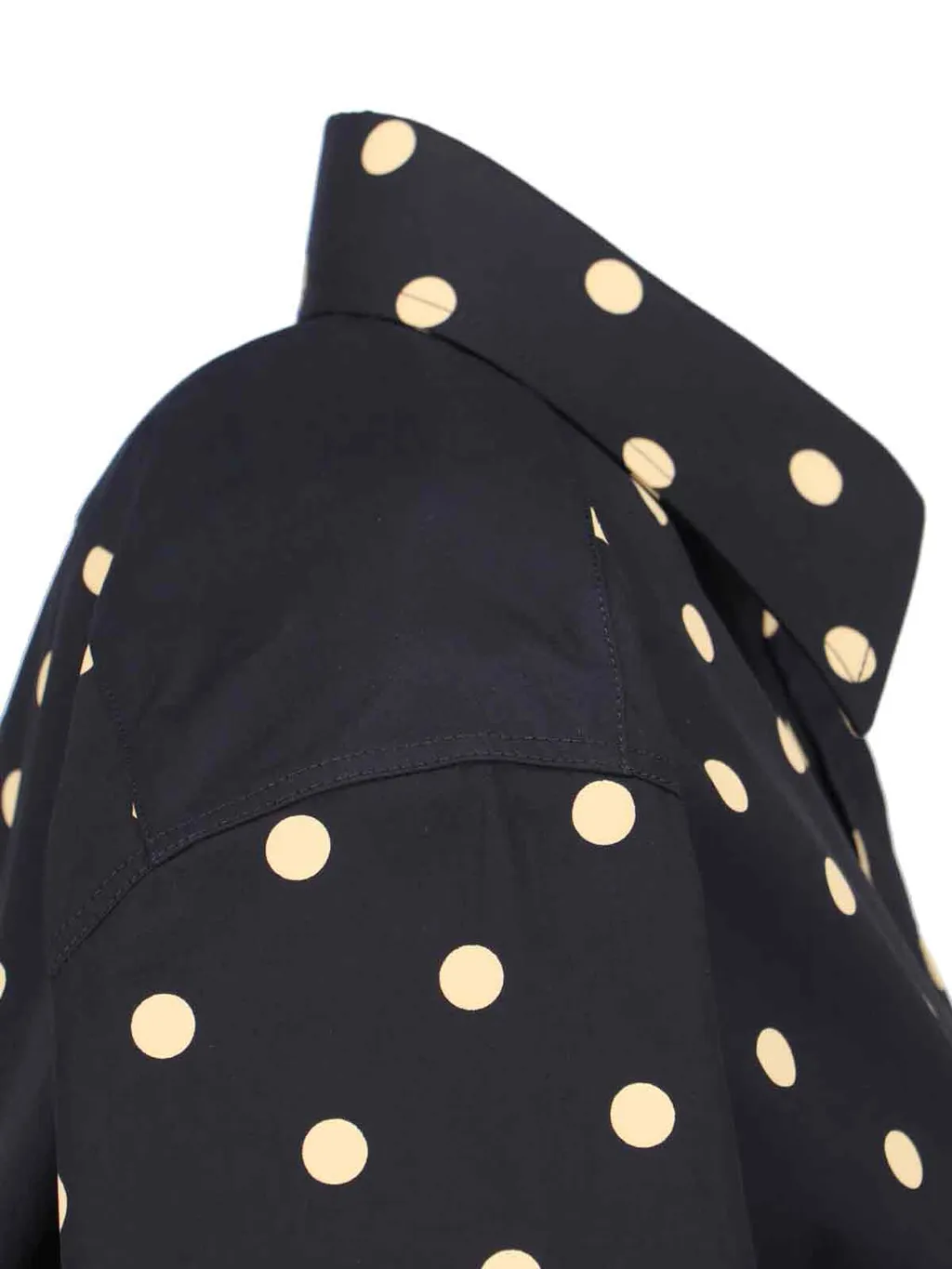 Moschino Dot Printed Buttoned Blouse
