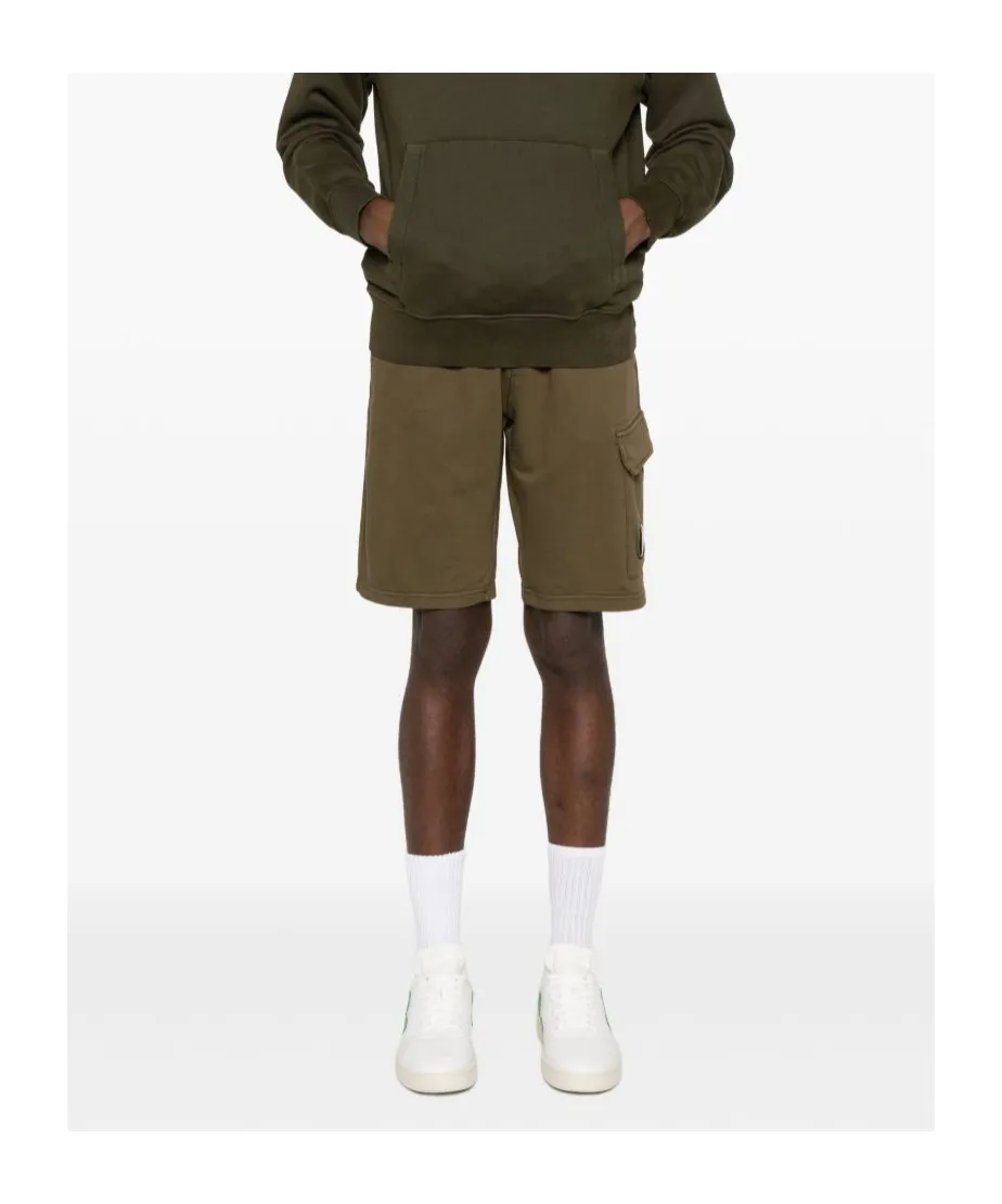 C.P. Company Light Fleece Cargo Lens Sweatshorts