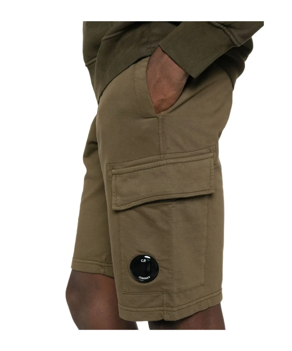 C.P. Company Light Fleece Cargo Lens Sweatshorts