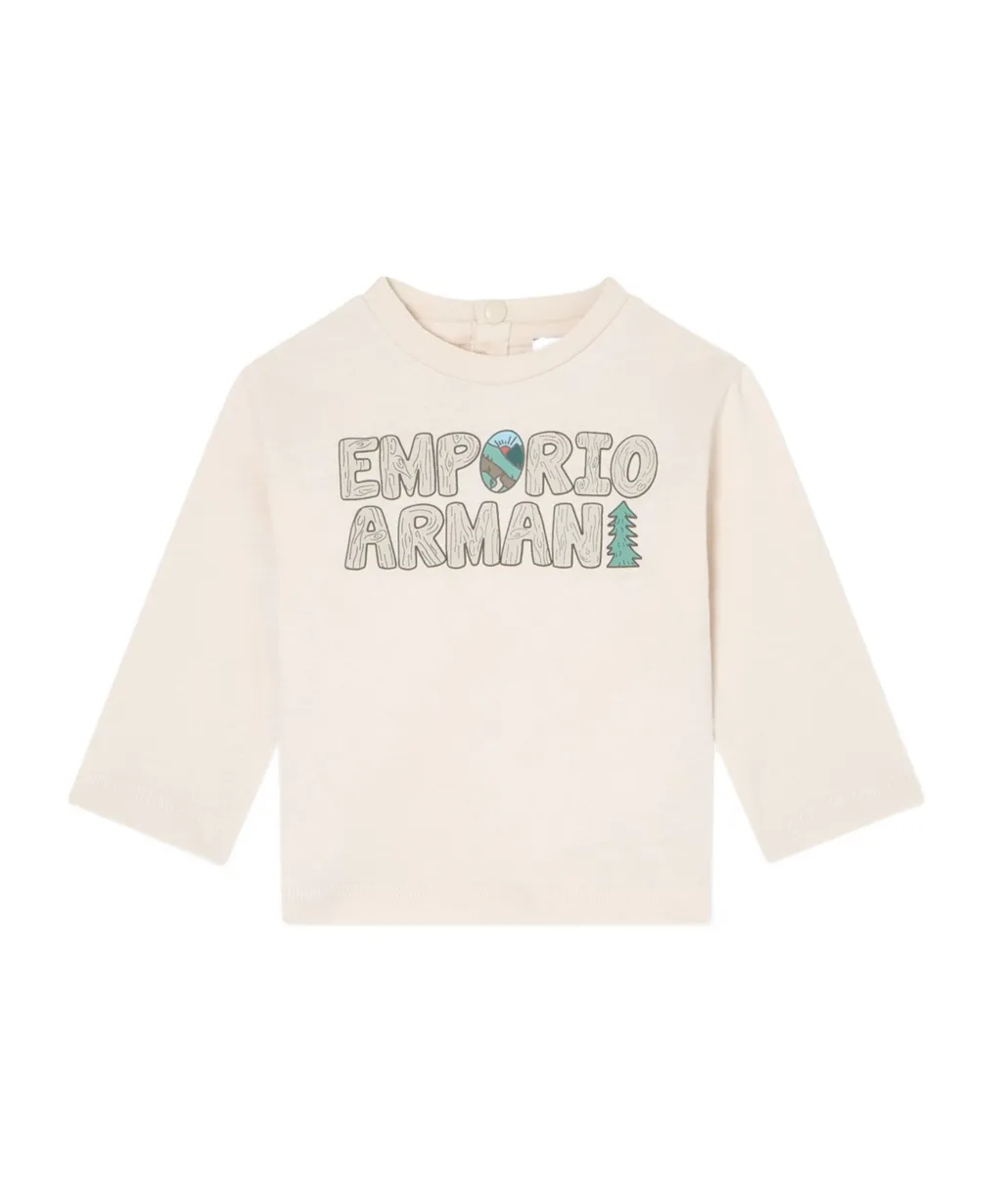 Logo-Print Long-Sleeve T-Shirt