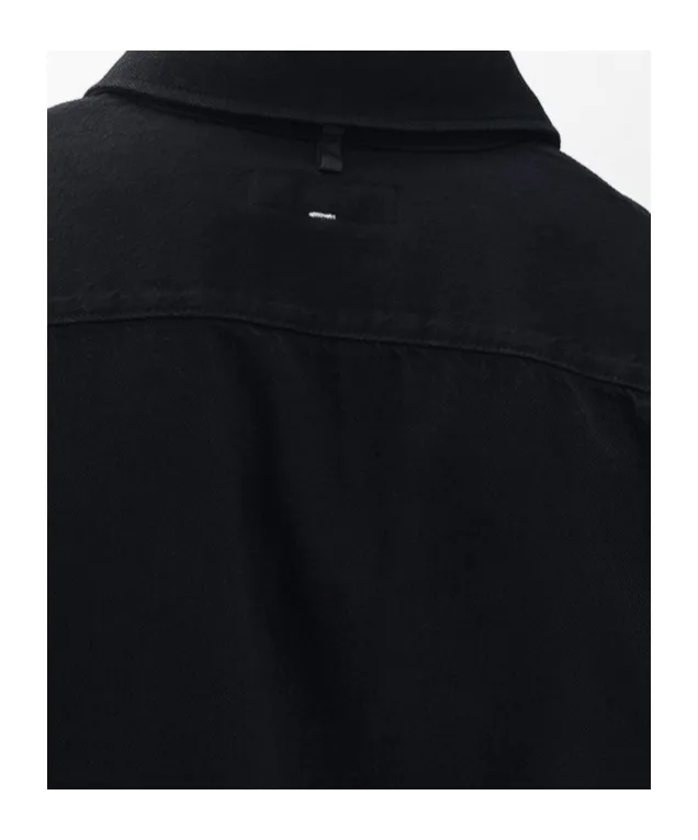 Long-Sleeved Denim Shirt