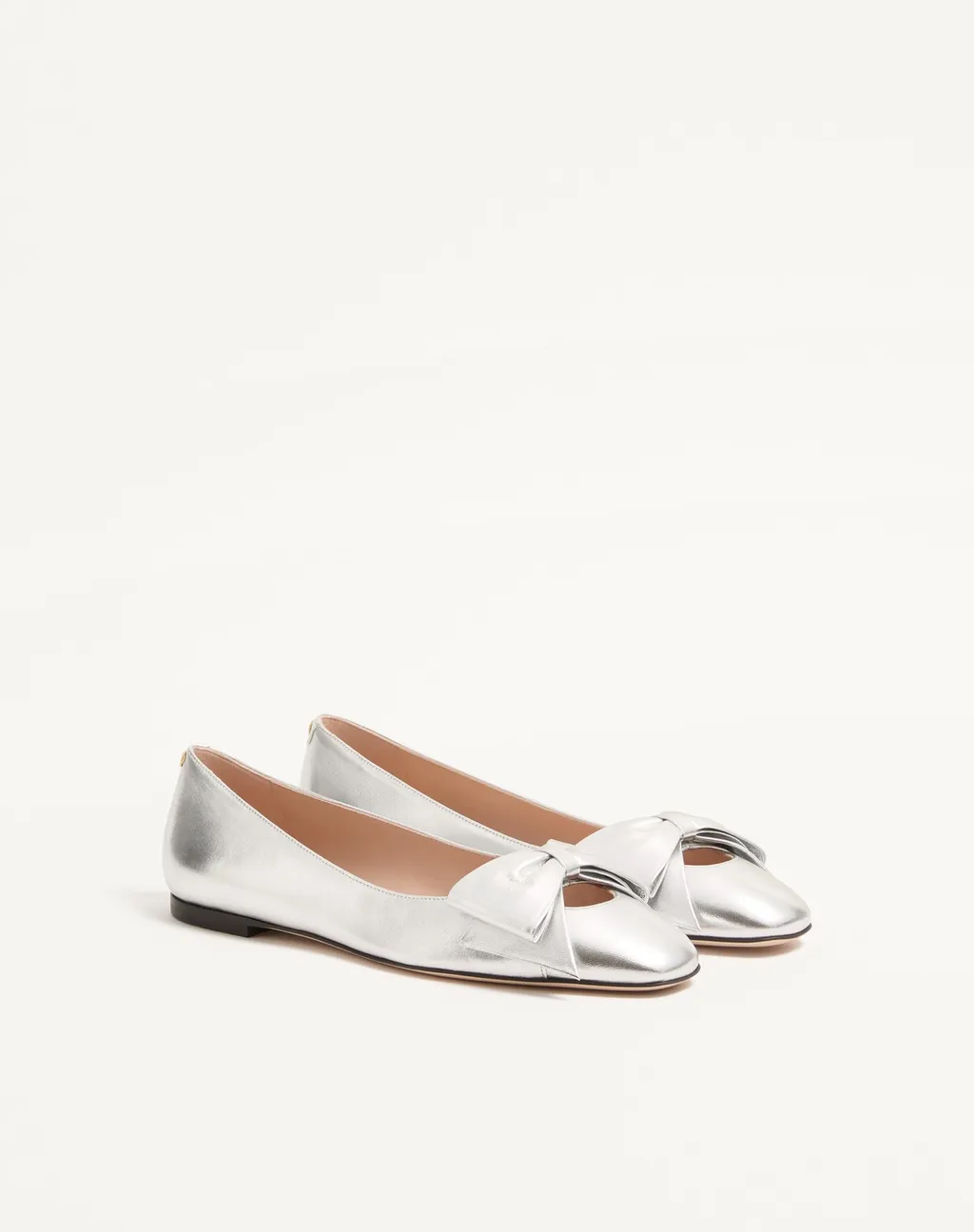 Bowow Ballerina In Laminated Nappa