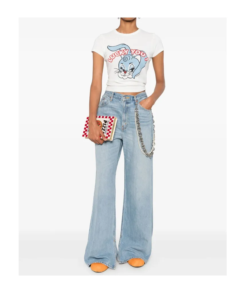 Fade Details Jeans Leggings