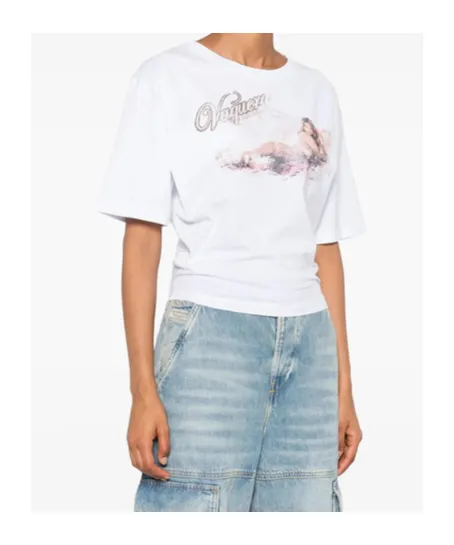 Dsquared2 X Vaquera Graphic Printed Crewneck T-Shirt