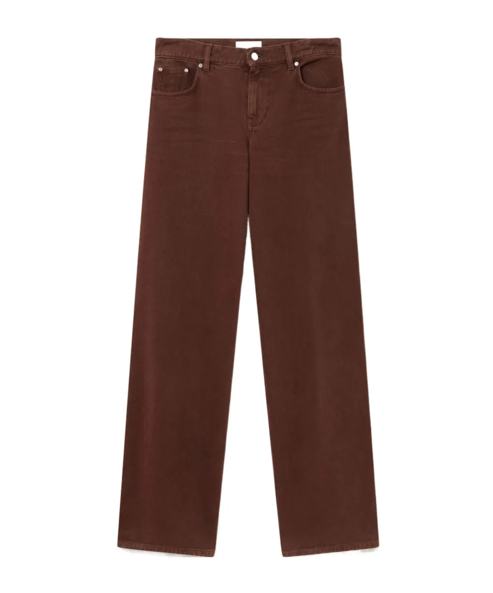 Stella Mccartney Mid-Rise Wide-Leg Denim Jeans