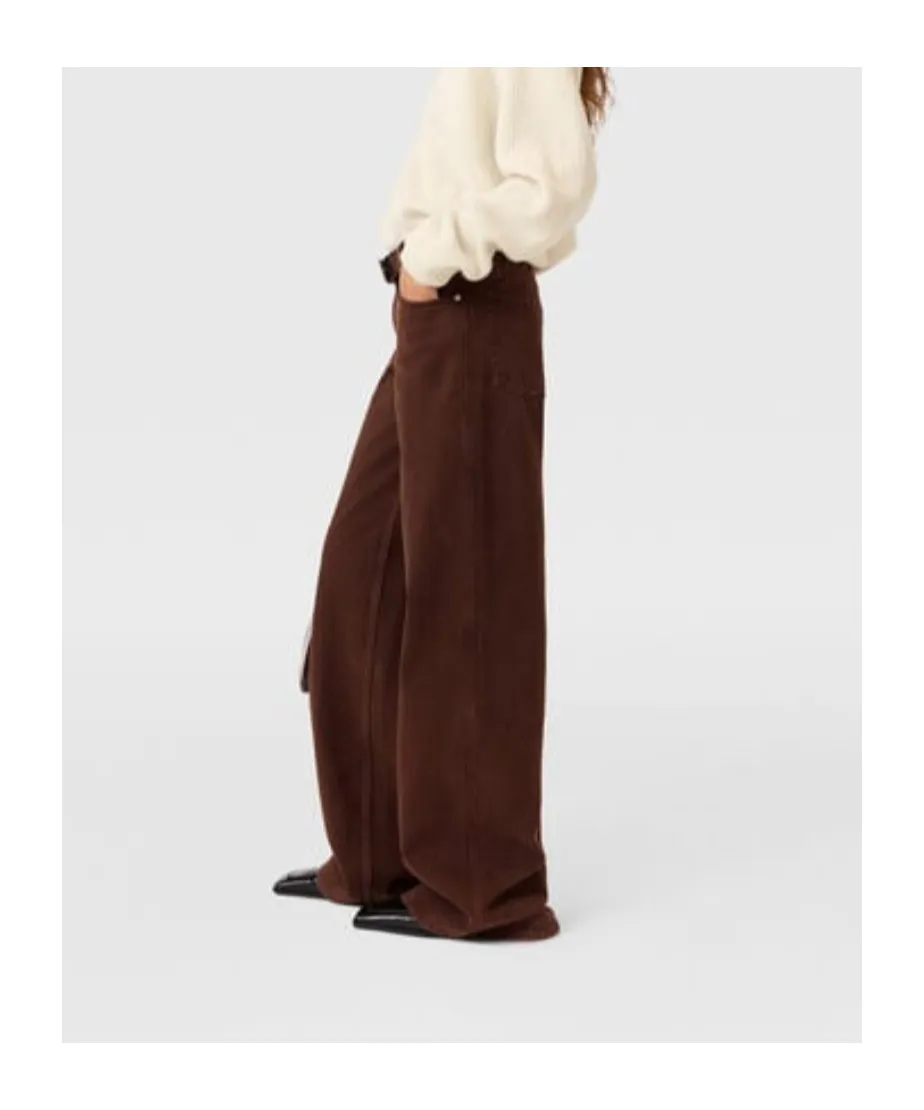 Stella Mccartney Mid-Rise Wide-Leg Denim Jeans