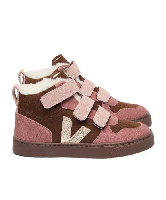 V-10 Suede Touch-Strap Sneakers